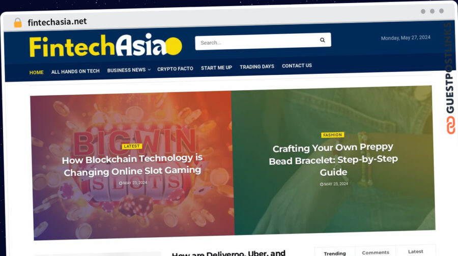 Publish Guest Post on fintechasia.net