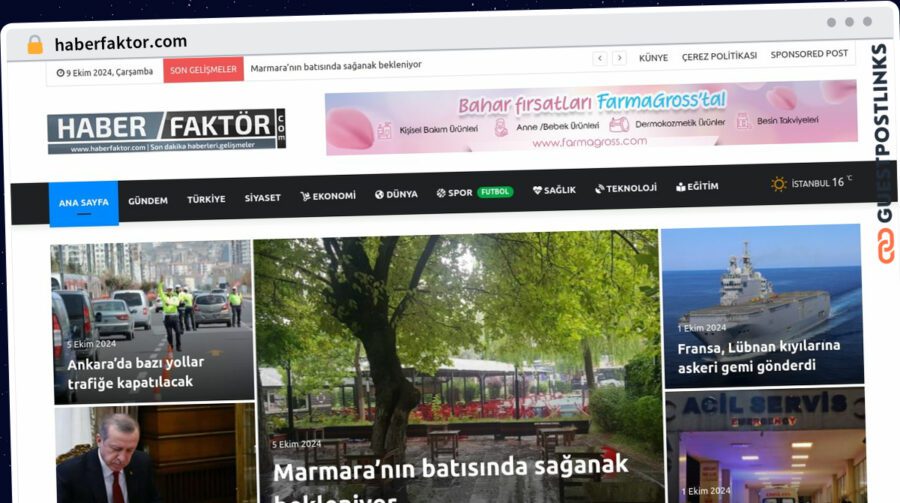 Publish Guest Post on haberfaktor.com