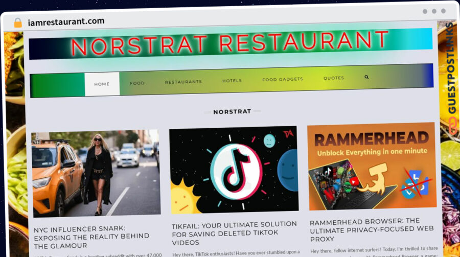 Publish Guest Post on iamrestaurant.com