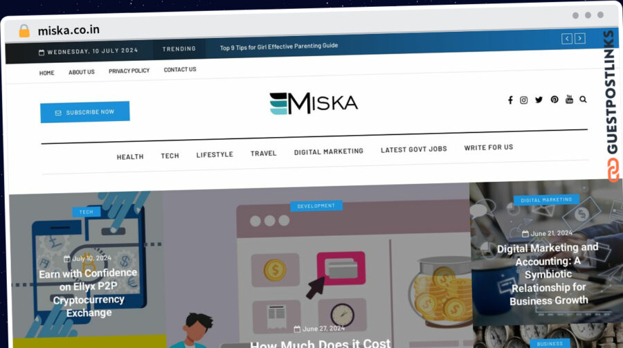 Publish Guest Post on miska.co.in