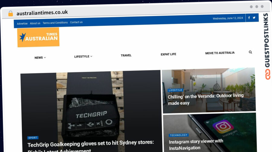 Publish Guest Post on australiantimes.co.uk
