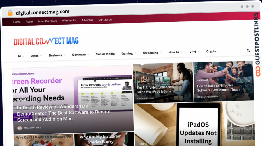 Publish Guest Post on digitalconnectmag.com