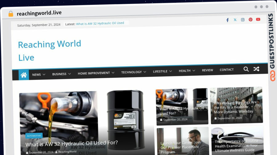 Publish Guest Post on reachingworld.live
