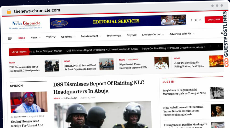 Publish Guest Post on thenews-chronicle.com