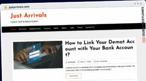 Publish Guest Post on justarrivals.com