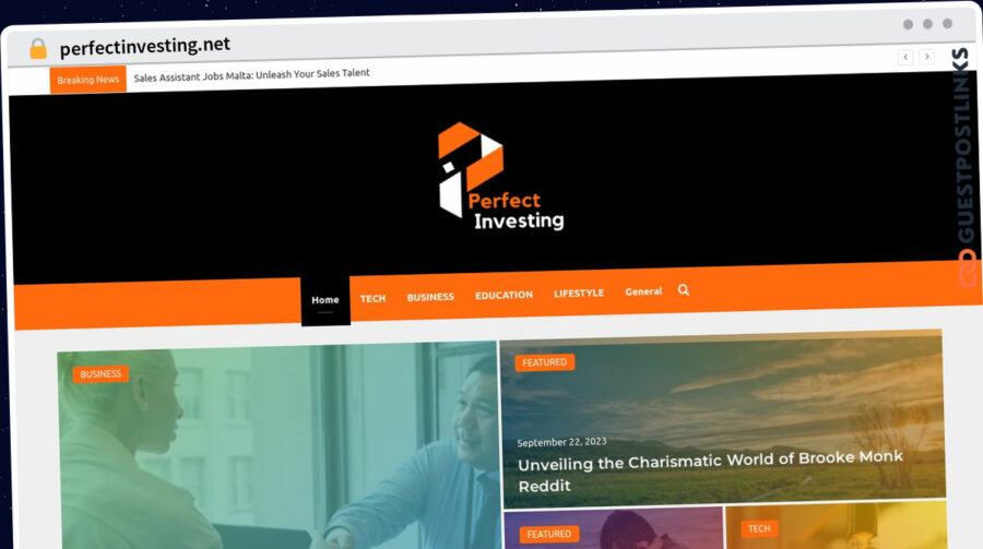 Publish Guest Post on perfectinvesting.net