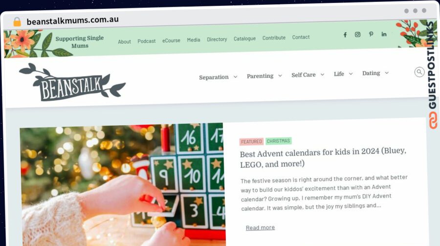 Publish Guest Post on beanstalkmums.com.au