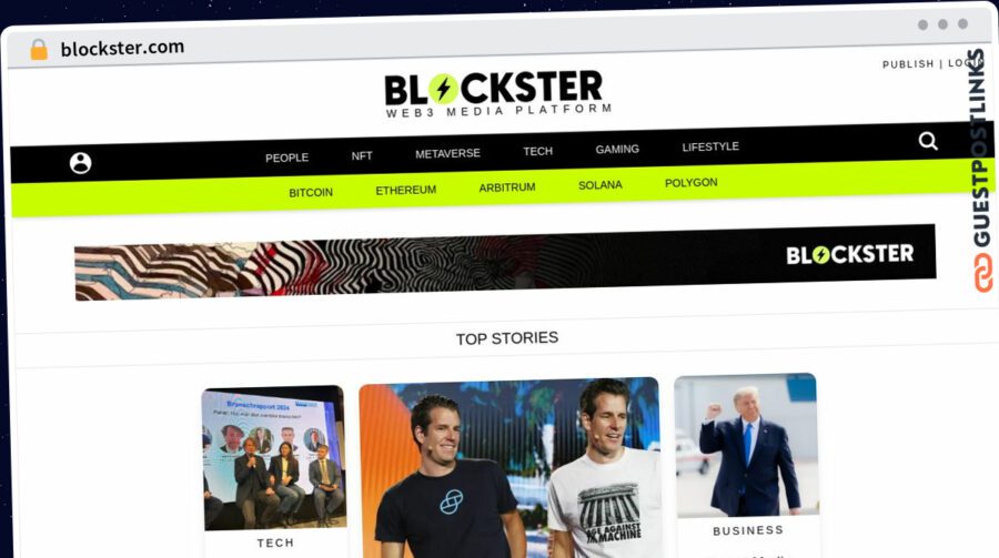 Publish Guest Post on blockster.com