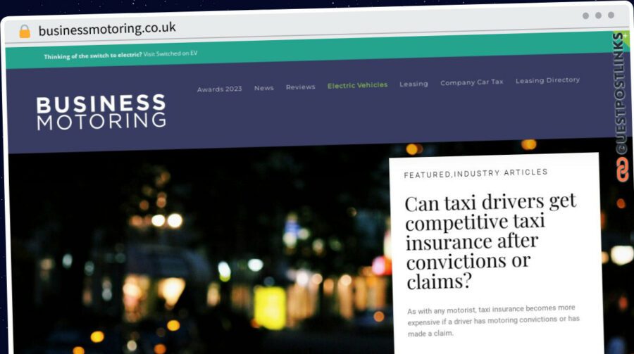 Publish Guest Post on businessmotoring.co.uk