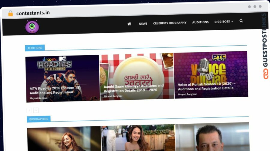 Publish Guest Post on contestants.in