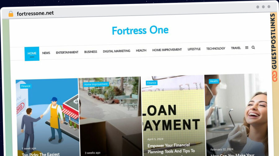 Publish Guest Post on fortressone.net