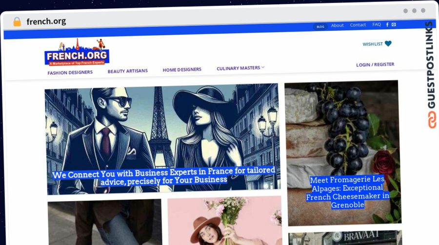 Publish Guest Post on french.org