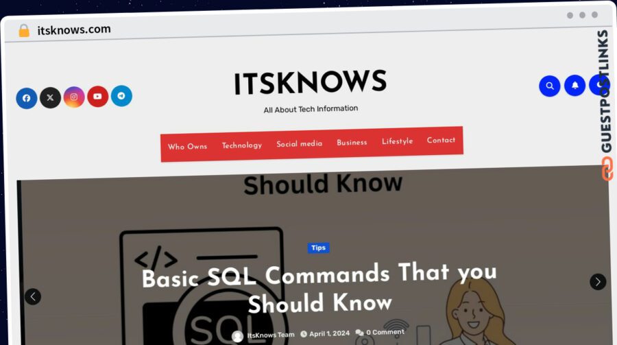 Publish Guest Post on itsknows.com