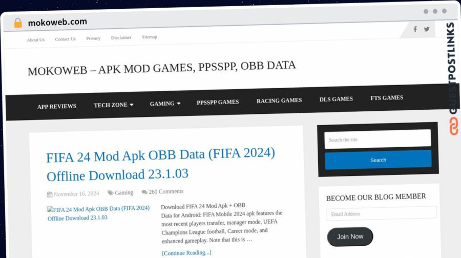 Publish Guest Post on mokoweb.com