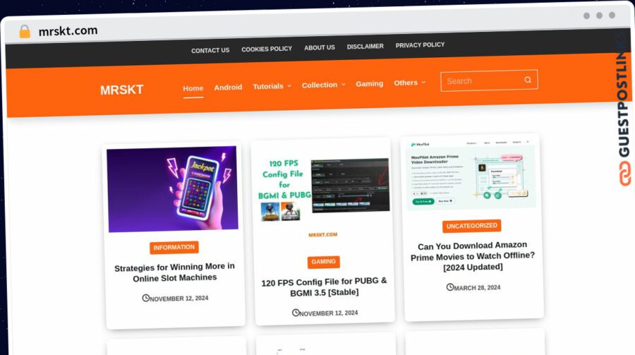 Publish Guest Post on mrskt.com
