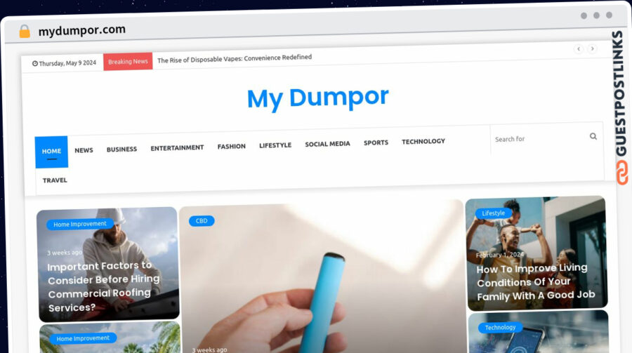 Publish Guest Post on mydumpor.com
