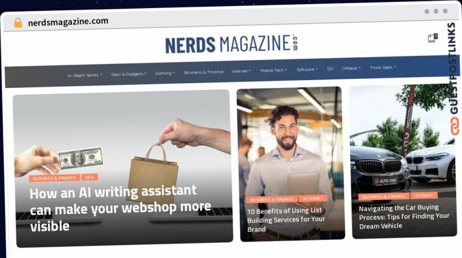 Publish Guest Post on nerdsmagazine.com