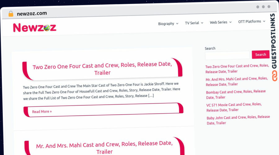 Publish Guest Post on newzoz.com