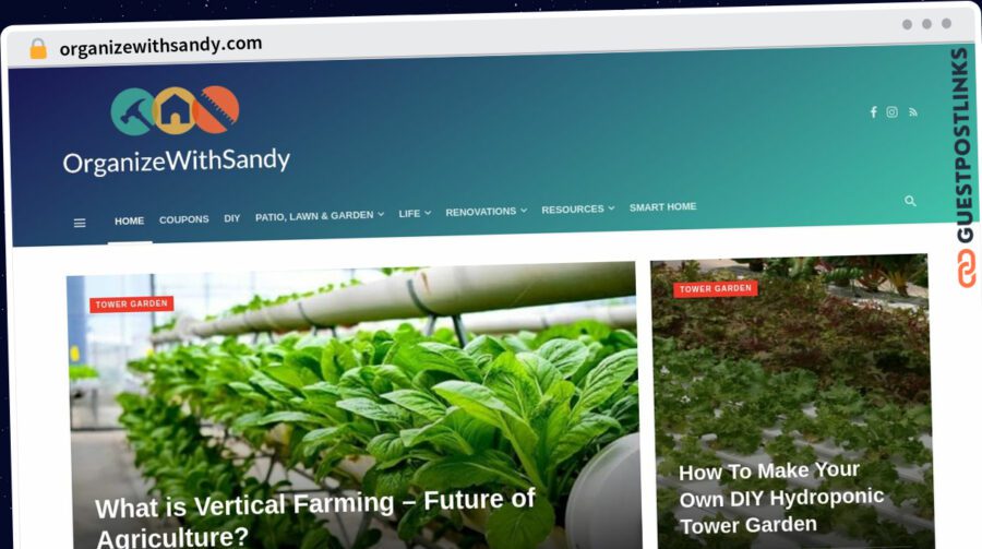 Publish Guest Post on organizewithsandy.com