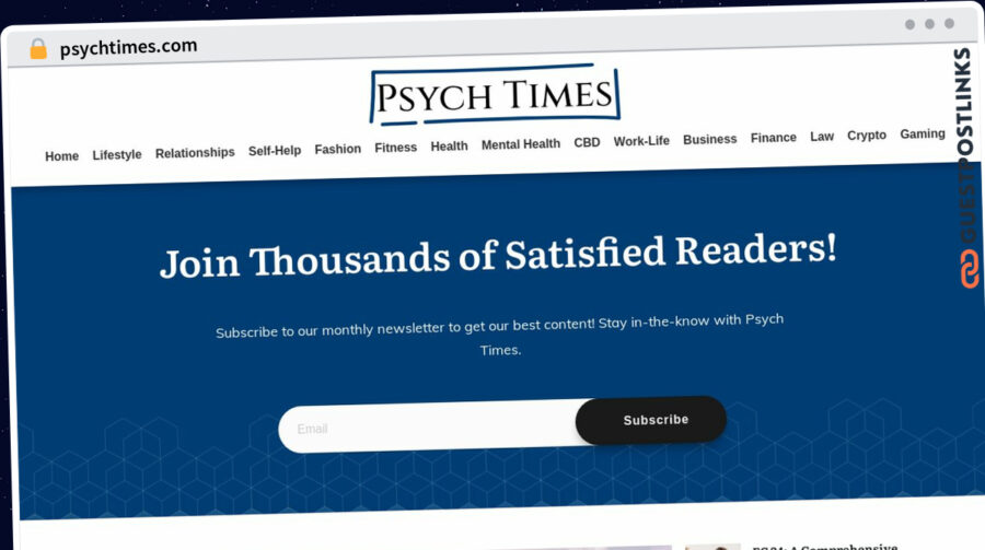 Publish Guest Post on psychtimes.com