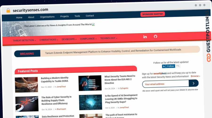 Publish Guest Post on securitysenses.com