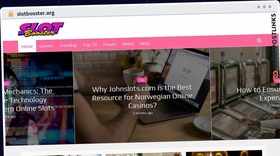 Publish Guest Post on slotbooster.org