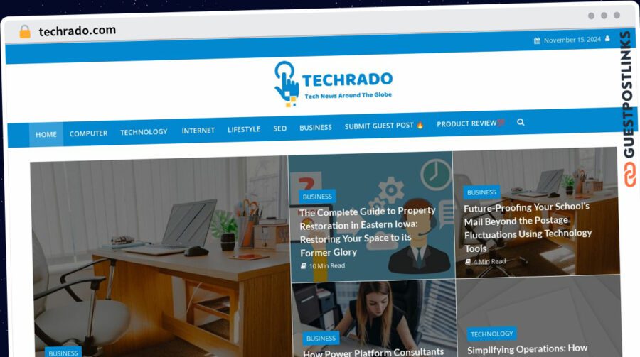 Publish Guest Post on techrado.com