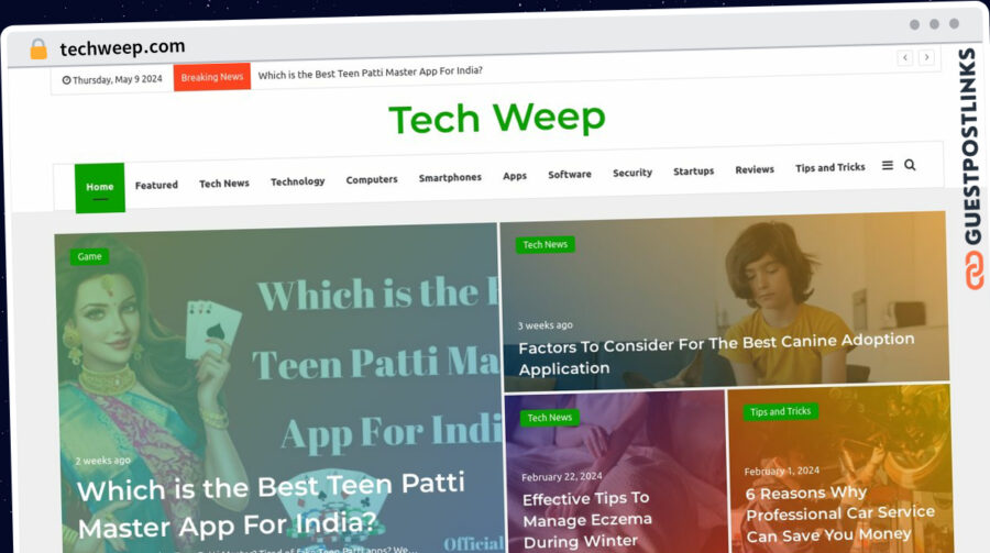 Publish Guest Post on techweep.com