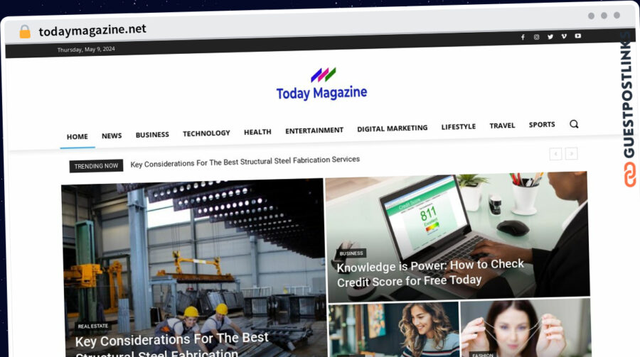 Publish Guest Post on todaymagazine.net