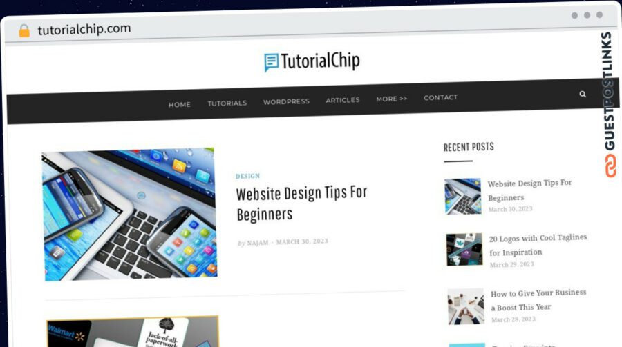 Publish Guest Post on tutorialchip.com