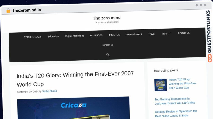 Publish Guest Post on thezeromind.in