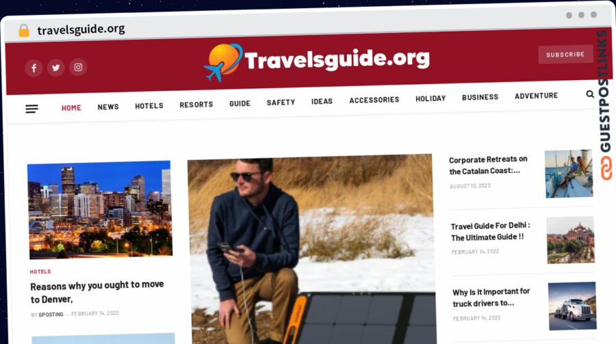 Publish Guest Post on travelsguide.org