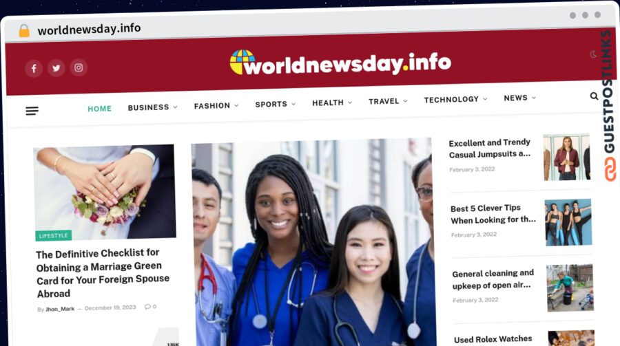 Publish Guest Post on worldnewsday.info