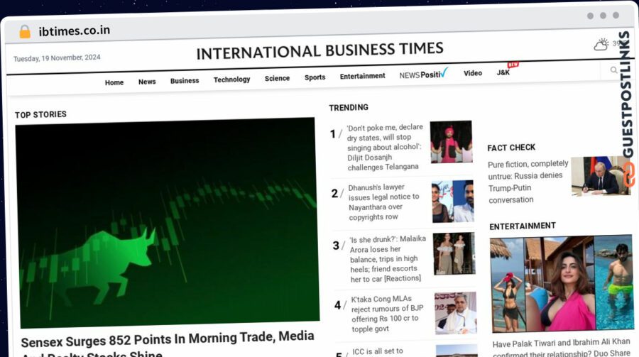 Publish Guest Post on ibtimes.co.in