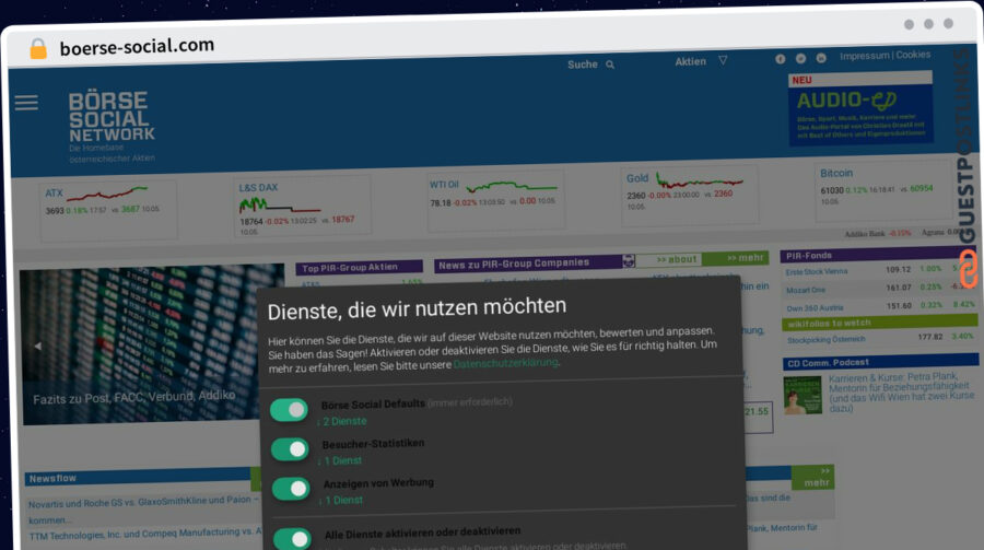Publish Guest Post on boerse-social.com
