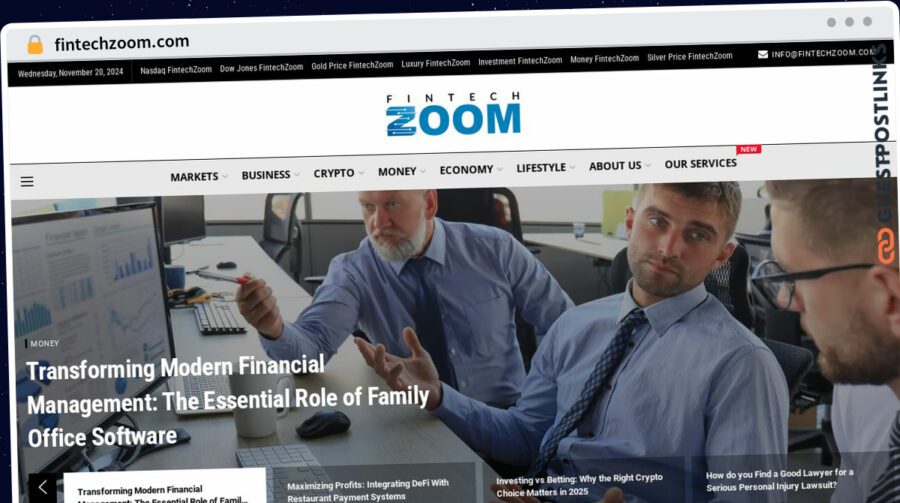 Publish Guest Post on fintechzoom.com