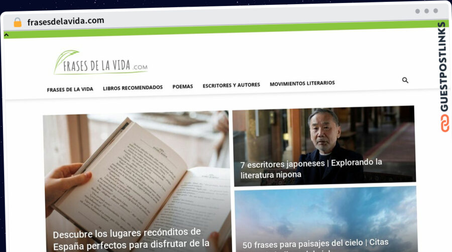 Publish Guest Post on frasesdelavida.com