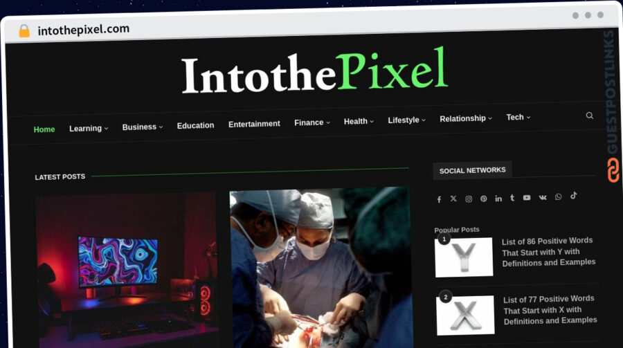 Publish Guest Post on intothepixel.com