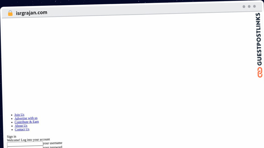 Publish Guest Post on isrgrajan.com