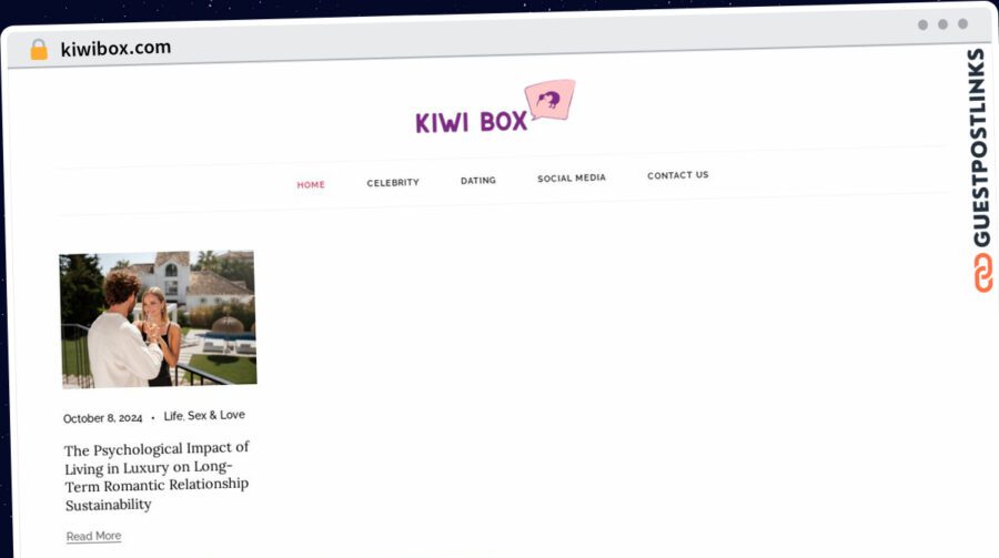 Publish Guest Post on kiwibox.com