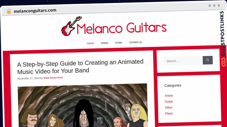Publish Guest Post on melanconguitars.com