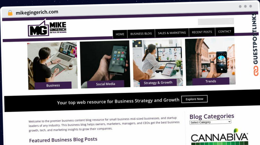 Publish Guest Post on mikegingerich.com