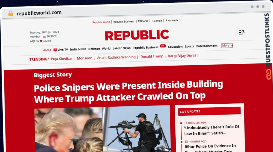 Publish Guest Post on republicworld.com