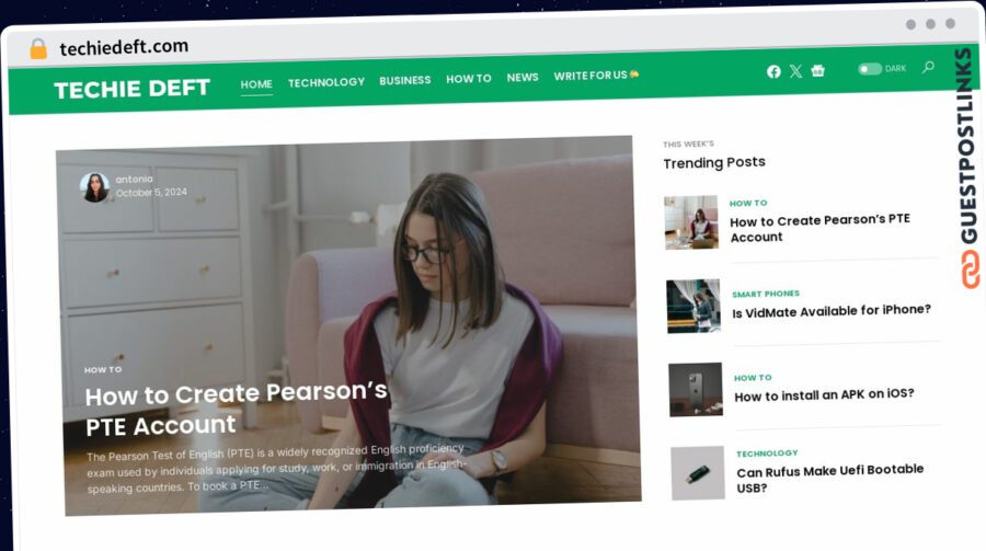 Publish Guest Post on techiedeft.com