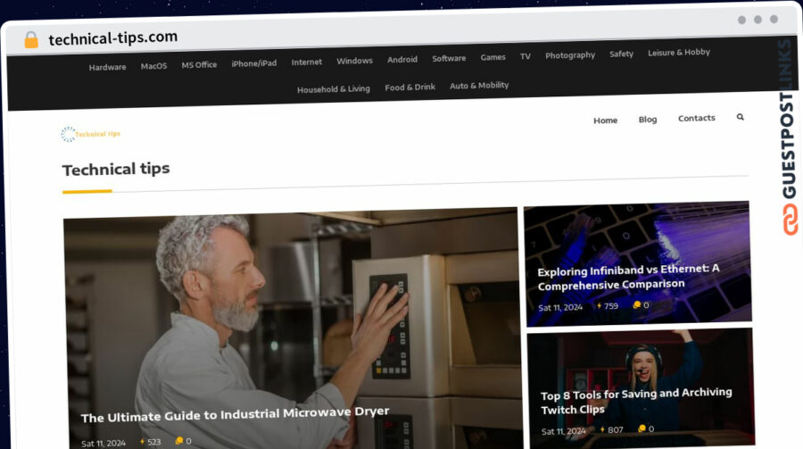 Publish Guest Post on technical-tips.com