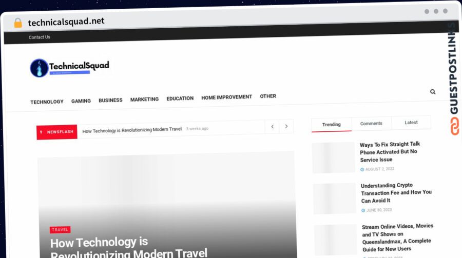 Publish Guest Post on technicalsquad.net