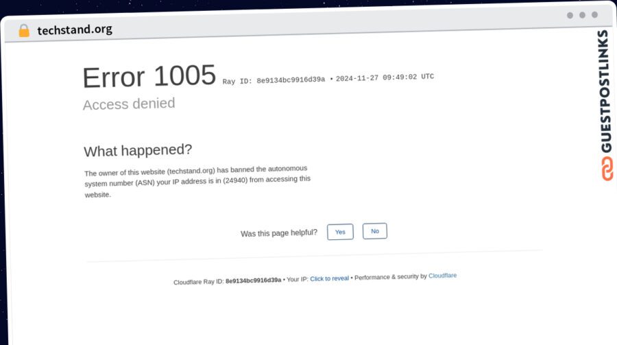 Publish Guest Post on techstand.org