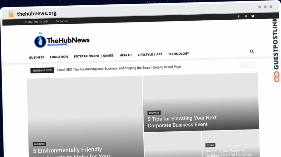 Publish Guest Post on thehubnews.org