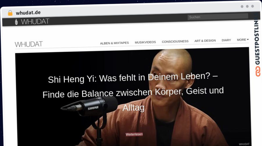 Publish Guest Post on whudat.de