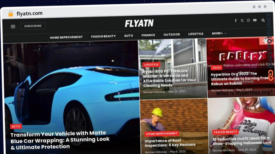 Publish Guest Post on flyatn.com